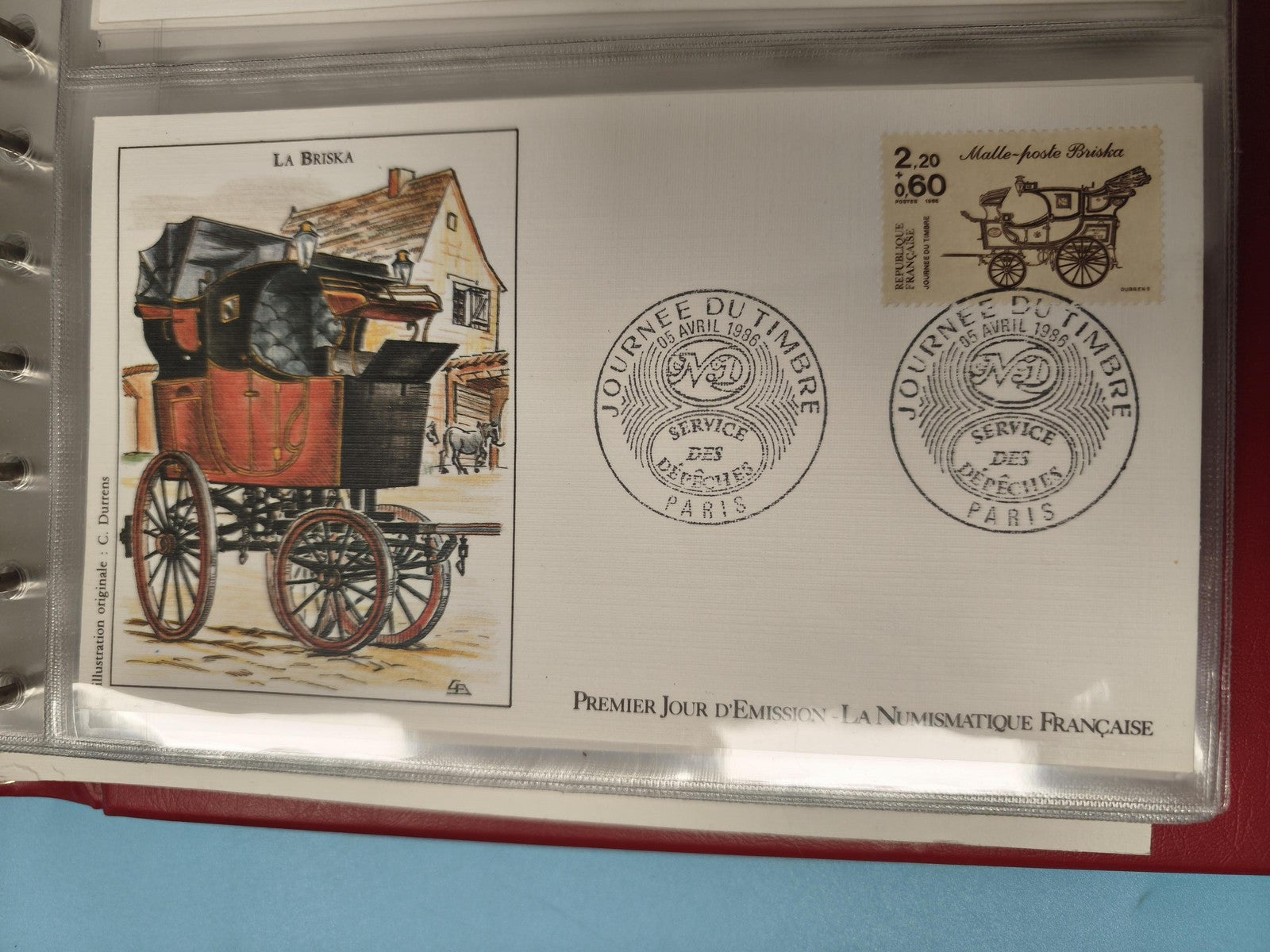Enveloppe FDC Premier Jour d?Émission 1998 La Briska Timbre et Illustration
