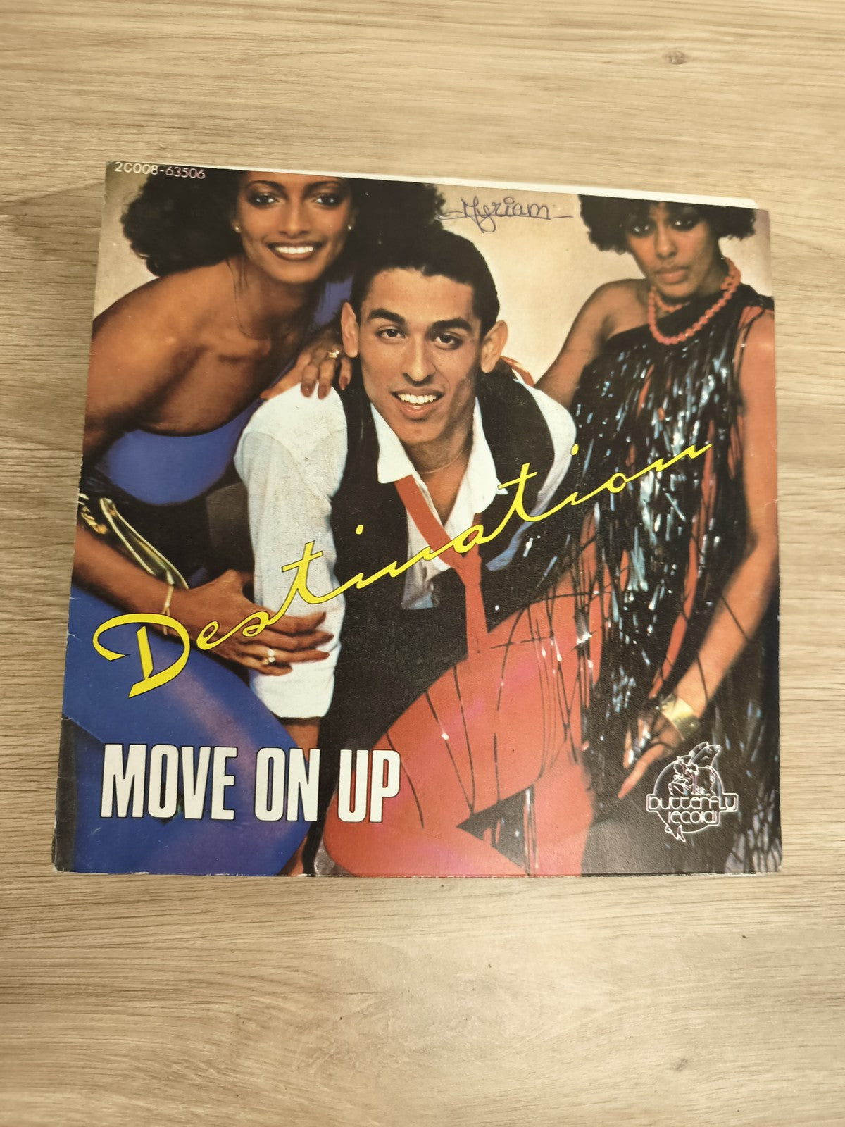 Vinyle 45 tours Destination Move On Up pochette couleur (Ref 1)