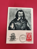 Carte Premier Jour Champlain 1956 Québec Timbre France Philatélie (Ref 1)