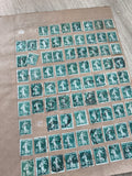 Gros lot timbres anciens Marianne 5c vert oblitérés étude philatélie France