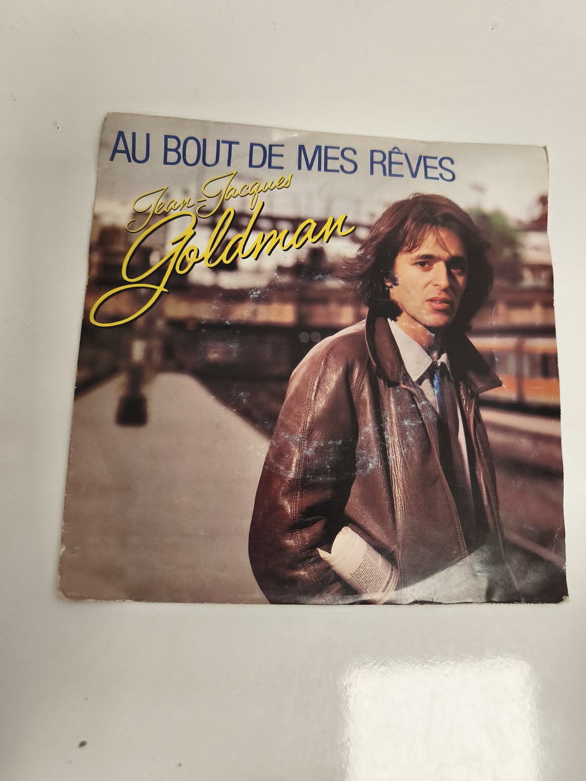 Vinyle 45 tours Jean-Jacques Goldman Au bout de mes rêves pochette photo