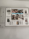 Feuillet CEF Série Touristique 1971 philatélie timbres France monuments