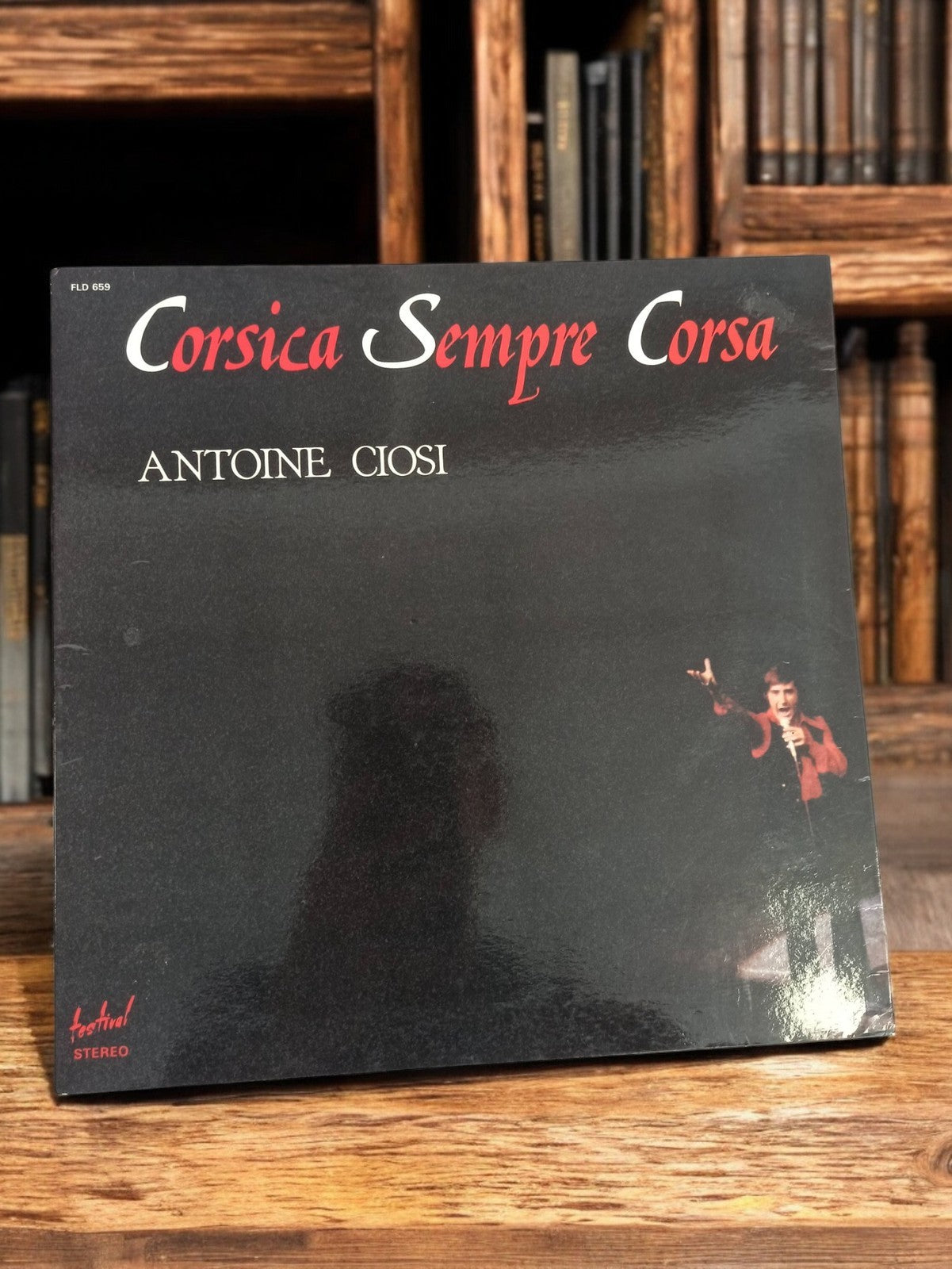 Vinyle 33 tours Antoine Ciosi Corsica Sempre Corsa ancien disque Festival rétro