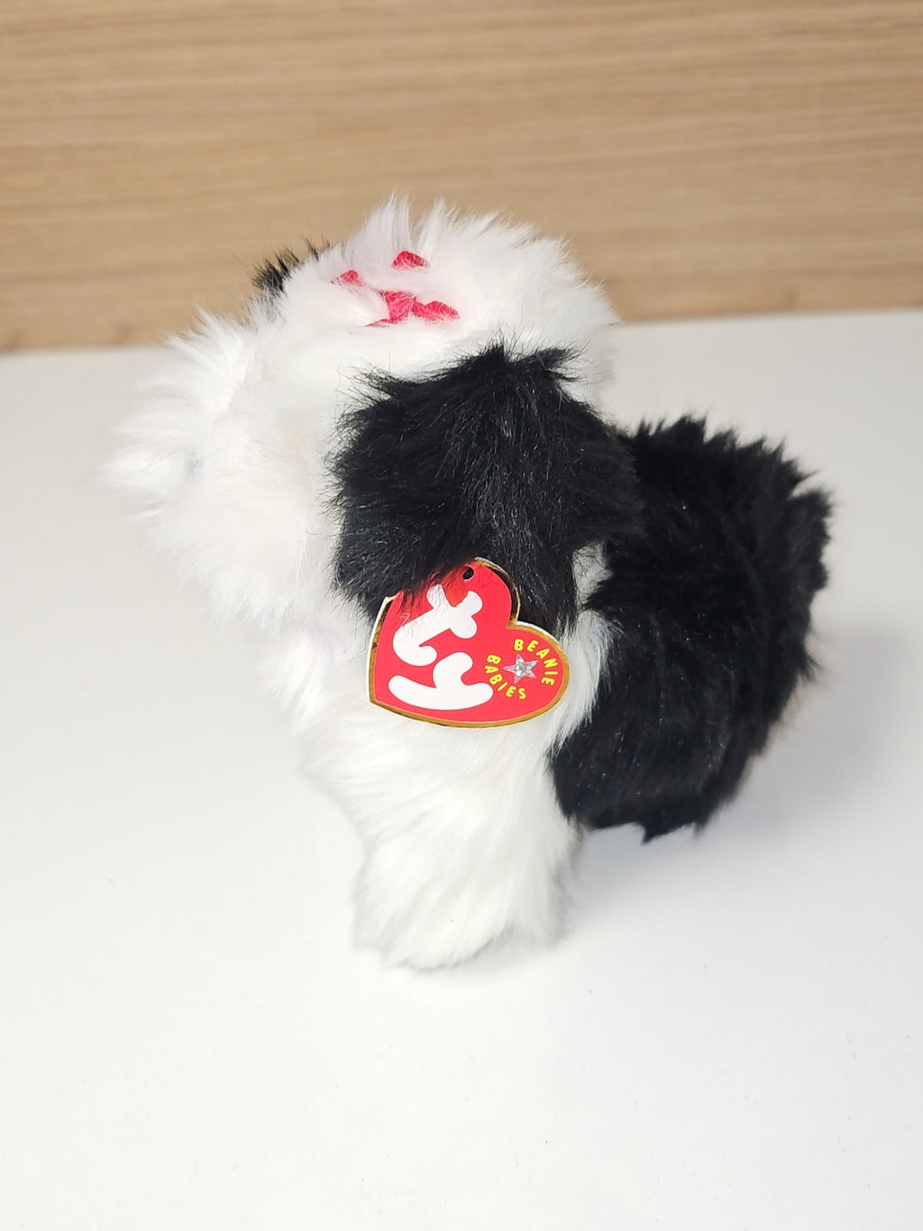 Ty Beanie Baby Poofie chien peluche 6" NEUF MWMTs jouet doux Ty plush animal