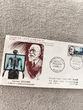 Enveloppe premier jour Antoine Béclère 1957 radiologie ancienne FDC Paris