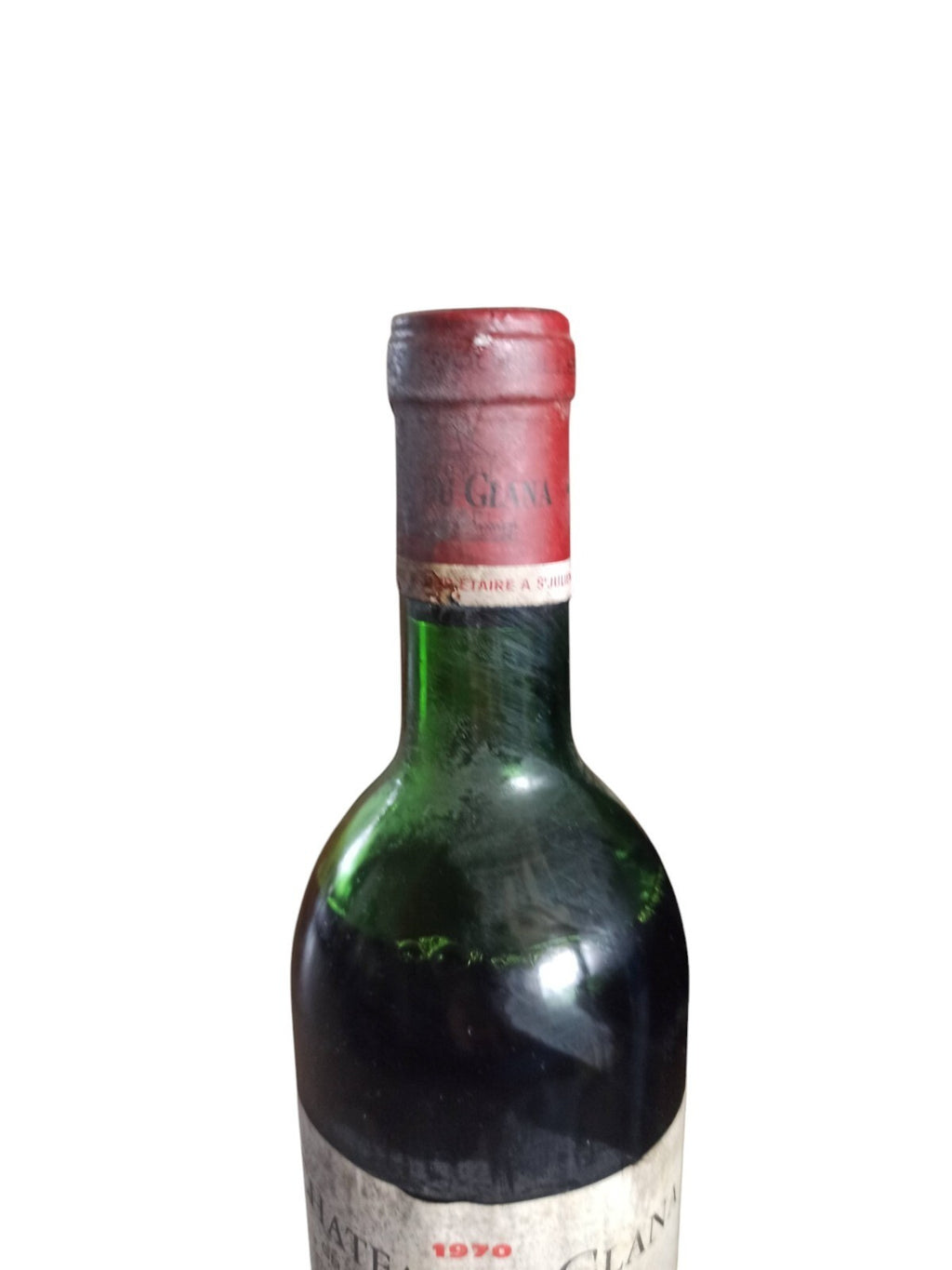 Bouteille Château du Glana 1970 Saint-Julien vin ancien Bordeaux grand cru