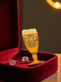 Pin's bière La Dry 33 vintage – Accessoire rétro publicitaire