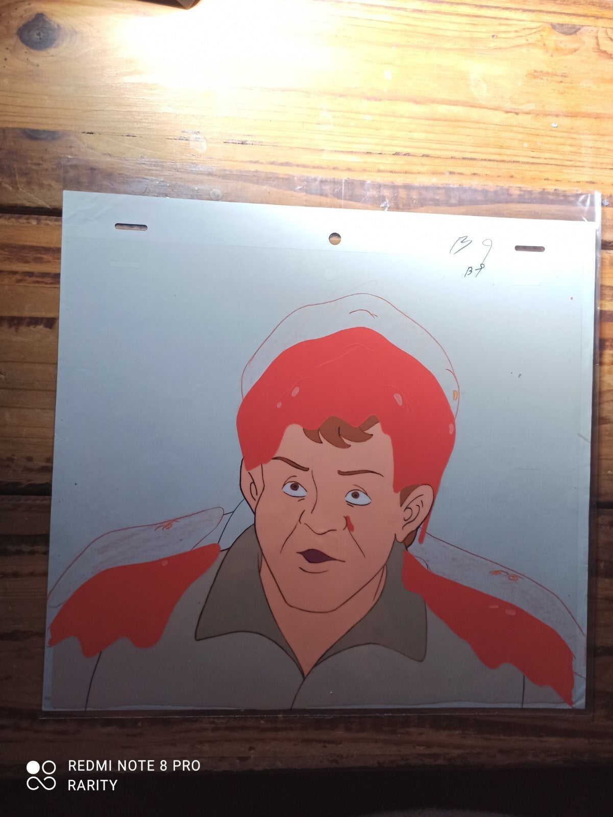 Celluloïd d?animation Ghostbusters vintage, dessin original SOS Fantômes rare