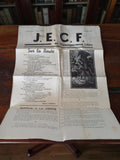 Ancien journal JECF décembre 1969 presse chrétienne rétro, bulletin religieux