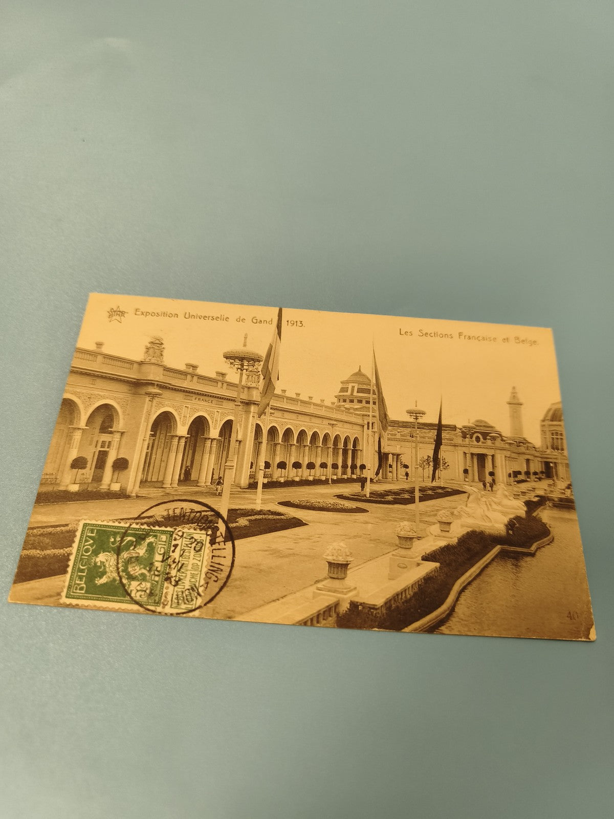 Carte postale ancienne Exposition Universelle Gand 1913 ? CPA architecture Franc