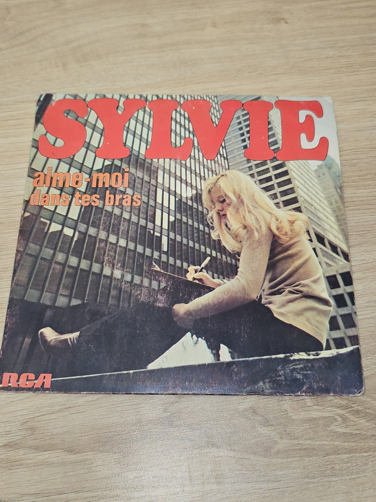 Vinyle 45 tours ancien Sylvie ? disque vintage chanson française rétro collectio