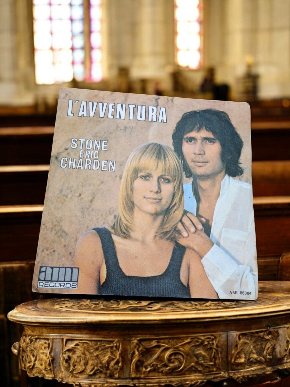 Vinyle 45 tours vintage "L'Avventura" non testé - État original