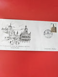 Enveloppe philatélie illustrée Saint-Quentin oblitérée, timbre 0,50 FR