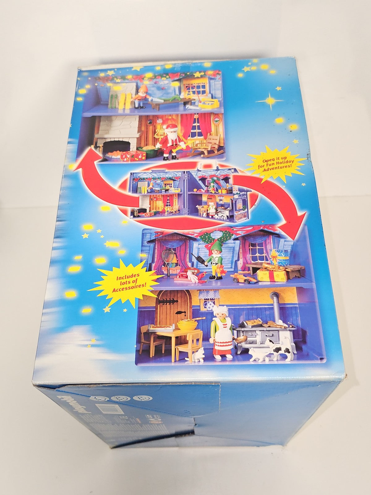 Playmobil Maison de Vacances Noël Atelier Père Noël Coffret Transportable Enfant