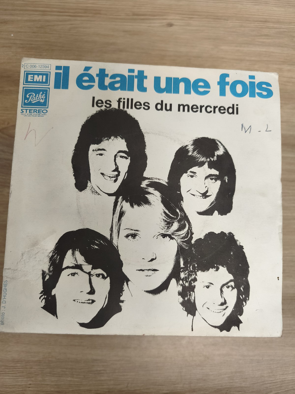 Vinyle 45 tours Il était une fois Les filles du mercredi EMI Pathé visuel pochet