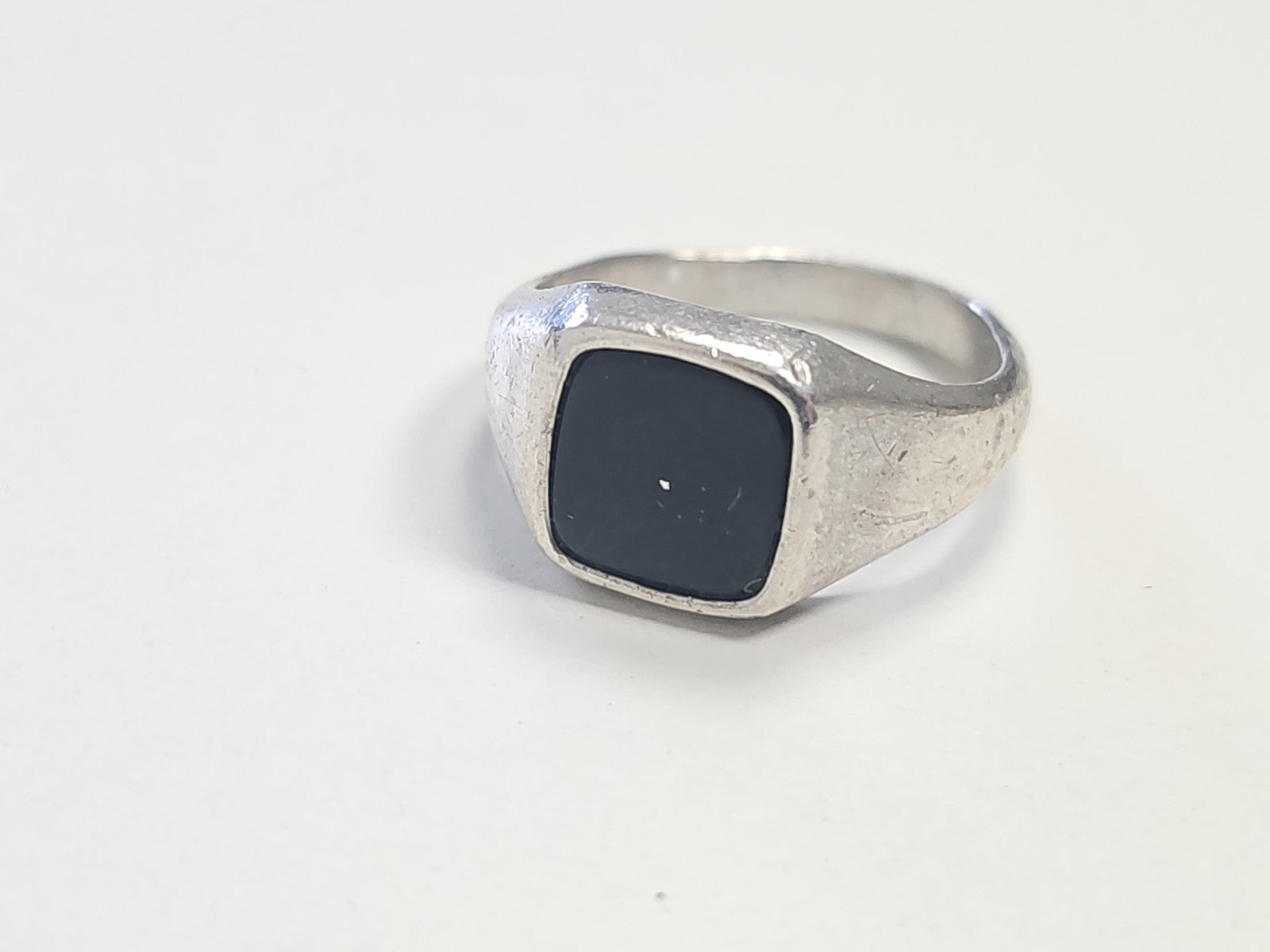 Grosse bague vintage en argent massif, ancienne, taille 54, 5.1g, collection