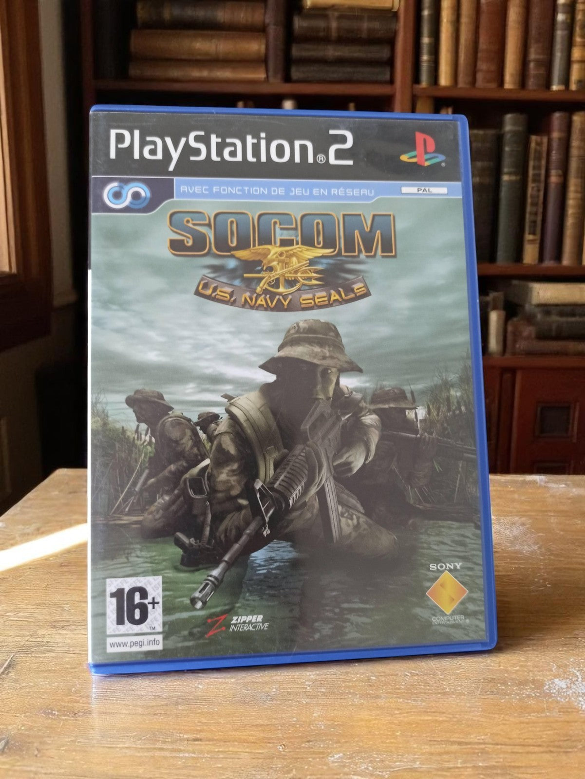 Jeu PS2 Socom U.S. Navy SEALs complet PlayStation 2 vintage PAL Sony