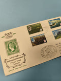 Enveloppe FDC British Honduras timbres Premier Jour émission Centenaire 1866-196