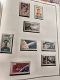Timbres anciens Sénégal neufs spatial Kennedy fusées satellites années 60