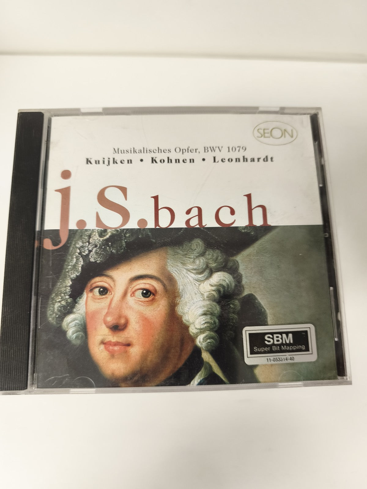 CD J.S. Bach Musikalisches Opfer BWV 1079 Kuijken Kohnen Leonhardt SEON