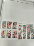 Timbres Guinée équatoriale singes fleurs lot oblitérés philatélie