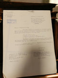 Document administratif Marseille 1958 travaux publics hydraulique vintage