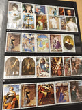 Lot de timbres Saint Tomé e Príncipe illustrés thèmes art et personnages, usagés