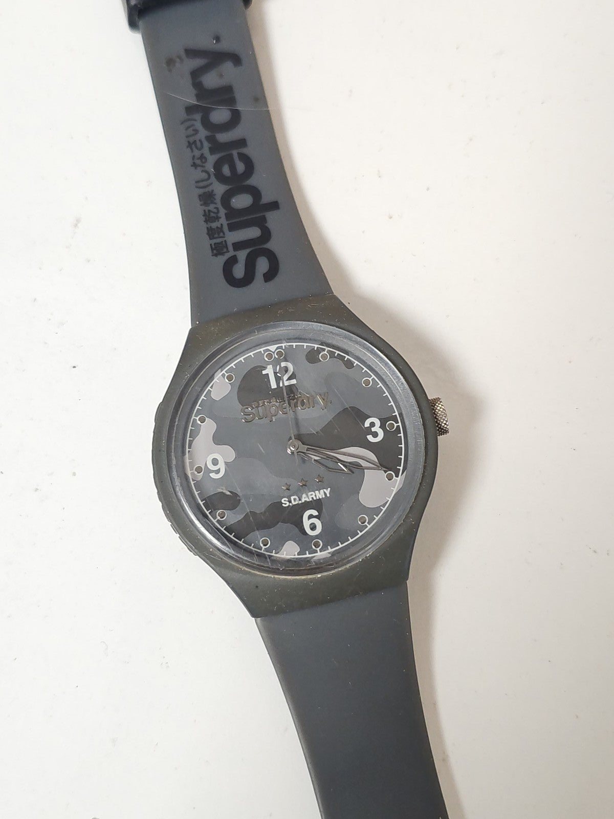 Montre pour homme Superdry authentique, design moderne, montre-bracelet occasion