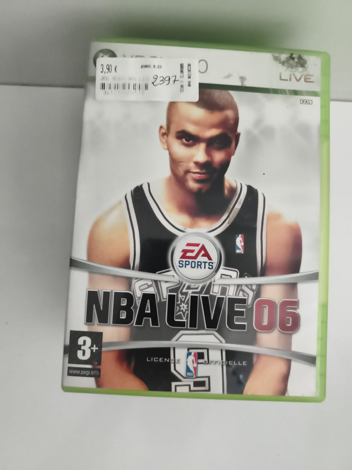 Jeu Xbox NBA Live 06 EA Sports basketball PAL Xbox Live