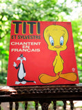 Vinyle 45 tours Titi et Sylvestre chantent en français vintage Looney Tunes