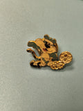 Vintage pin's Olympique de Marseille mascotte football, collection rétro (Ref 3)