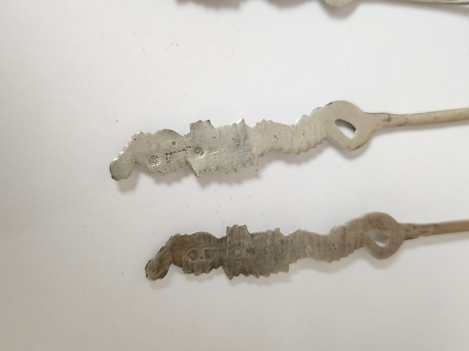 Lot de cuillères chinoises anciennes en argent 122g vintage art de la table rétr
