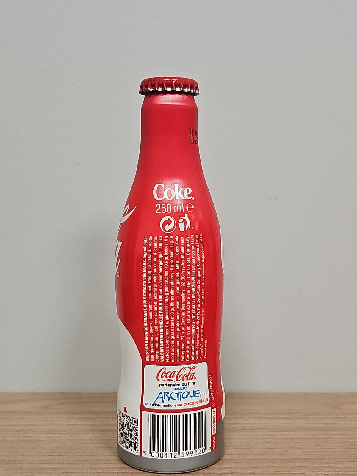 Bouteille Coca Cola pleine, édition spéciale, boisson gazeuse, déco rétro