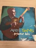 Vinyle 33T Aris San's Greatest Hits pochette bleue guitare Artas Records