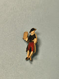Vintage pin's Bretagne costume traditionnel breton émaillé collection régionale