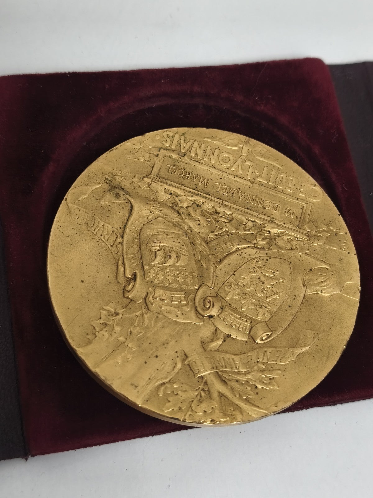 Médaille bronze Henri Germain Crédit Lyonnais fondateur signée Pillet