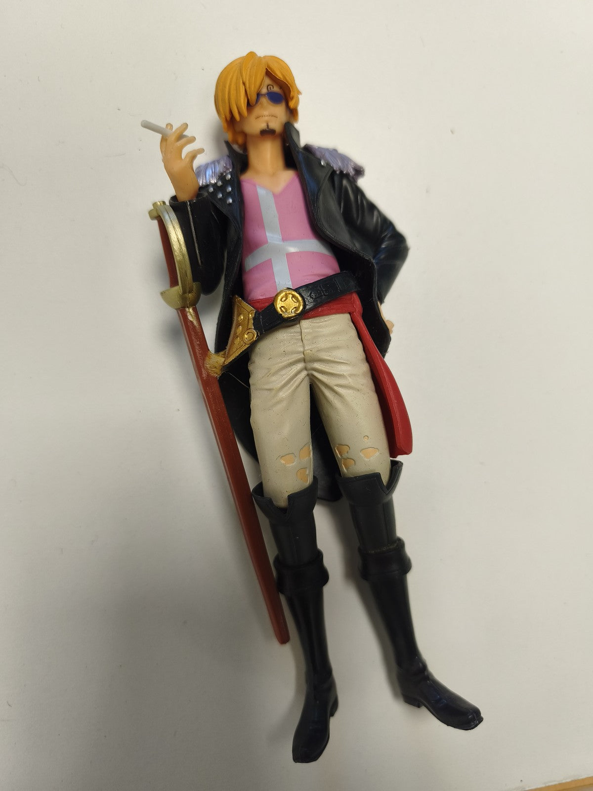 Figurine Sanji DXF Grandline Men Film Red One Piece Figurine d'occasion 17cm