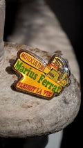 Pin's publicitaire Marius Ferrat vintage, motoculture, émaillé, rare