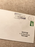 Lettre affranchie Marianne 1,10F 1980 oblitération St-Brieuc philatélie (Ref 9)
