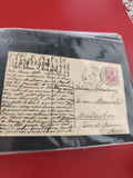 Ancienne enveloppe oblitérée philatélie Montauban écriture manuscrite vintage