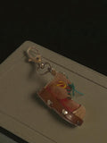 Porte-clés vintage chaussure miniature rétro publicitaire déco ancien