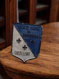 Plaque ancienne métal Société Canine Bourbonnais rétro chien déco vintage