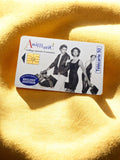 Télécarte 50 unités Animatic vintage rétro noir et blanc coiffeur