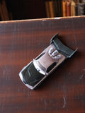 Voiture miniature Disney Cars vintage grise et noire, modèle Disney Pixar