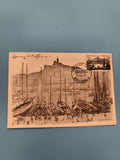 Carte postale premier jour Marseille 1955 Henry Cheffer timbre 8F philatélie