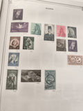 Timbres Égypte anciens, lot philatélie, motifs historiques et culturels