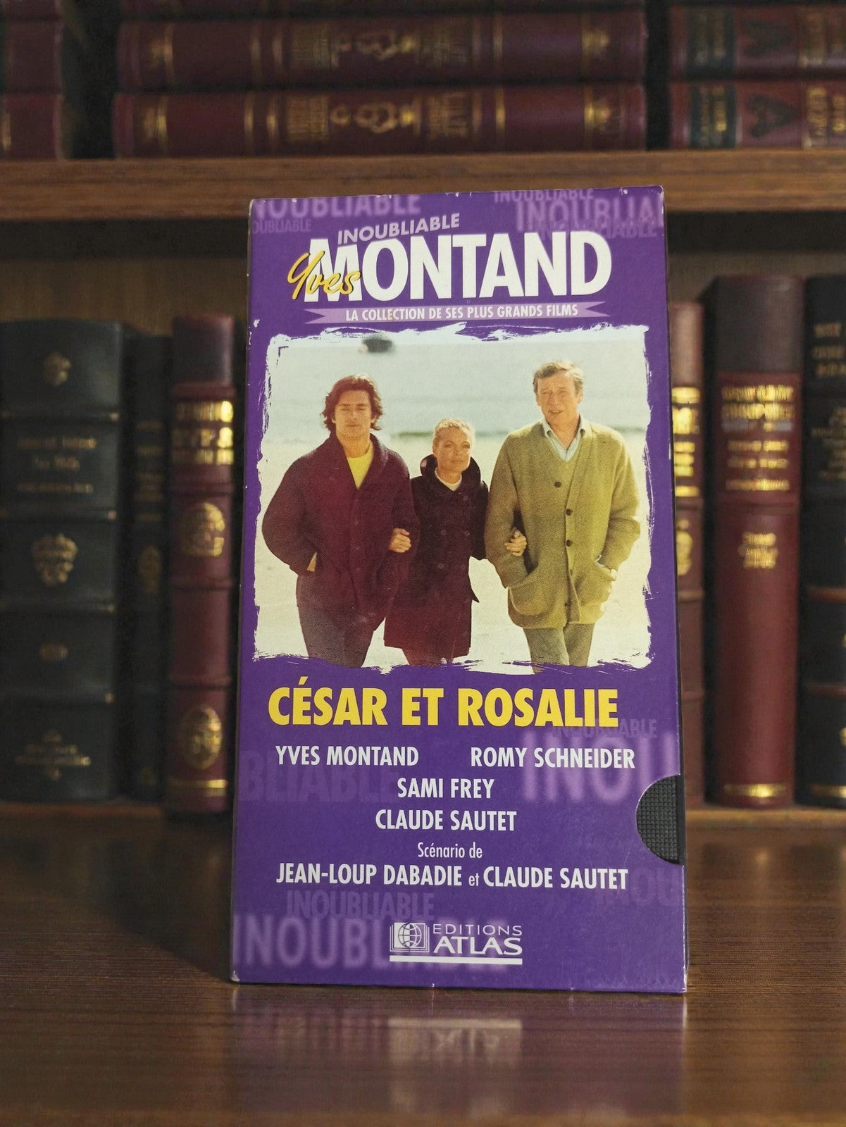 VHS César et Rosalie Yves Montand rétro film ancien Éditions Atlas cinéma vintag