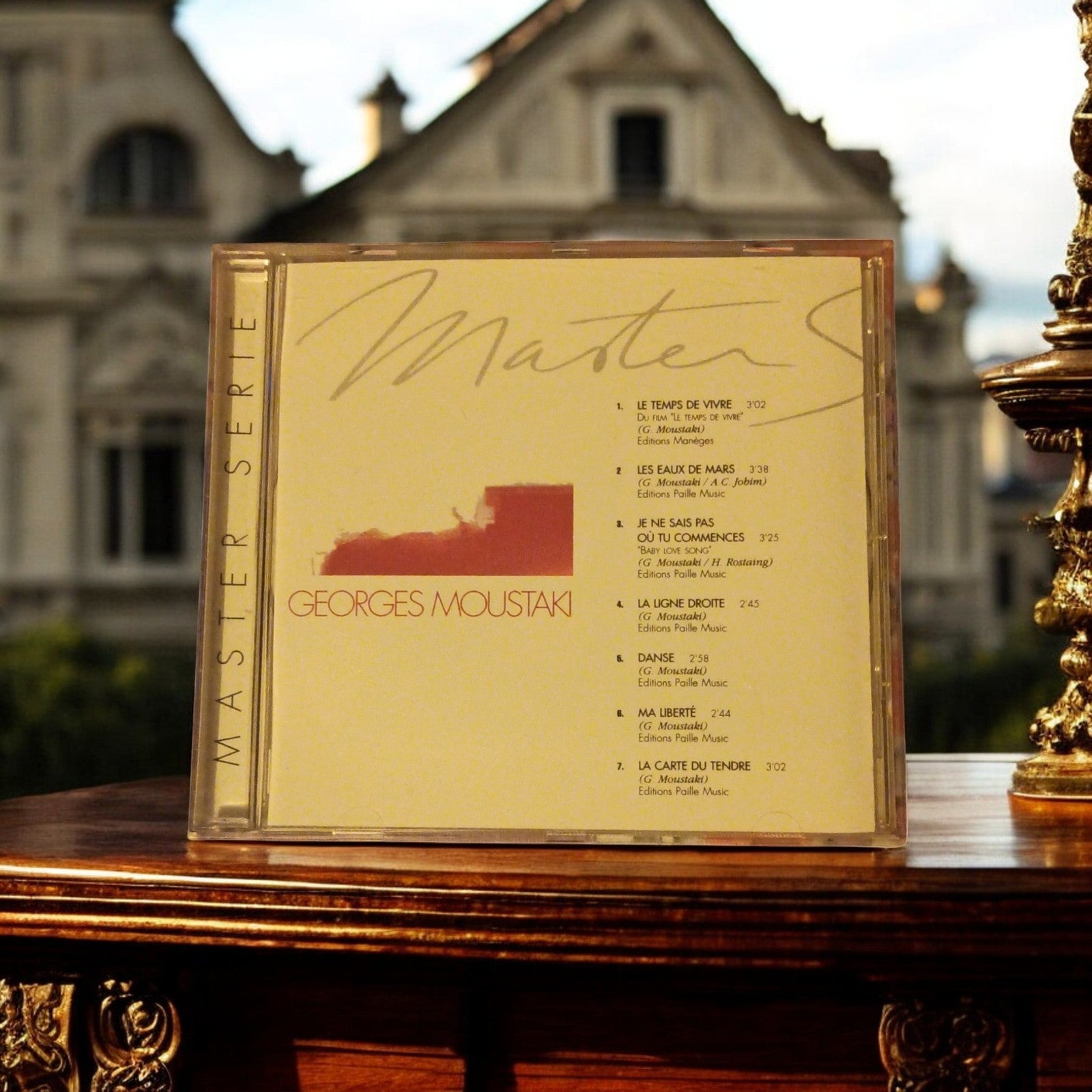 CD Georges Moustaki Master Série Éditions Paillade Music Chansons Françaises
