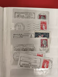 Lot de lettres oblitérées avec timbres Marianne France, cachets années 60-80