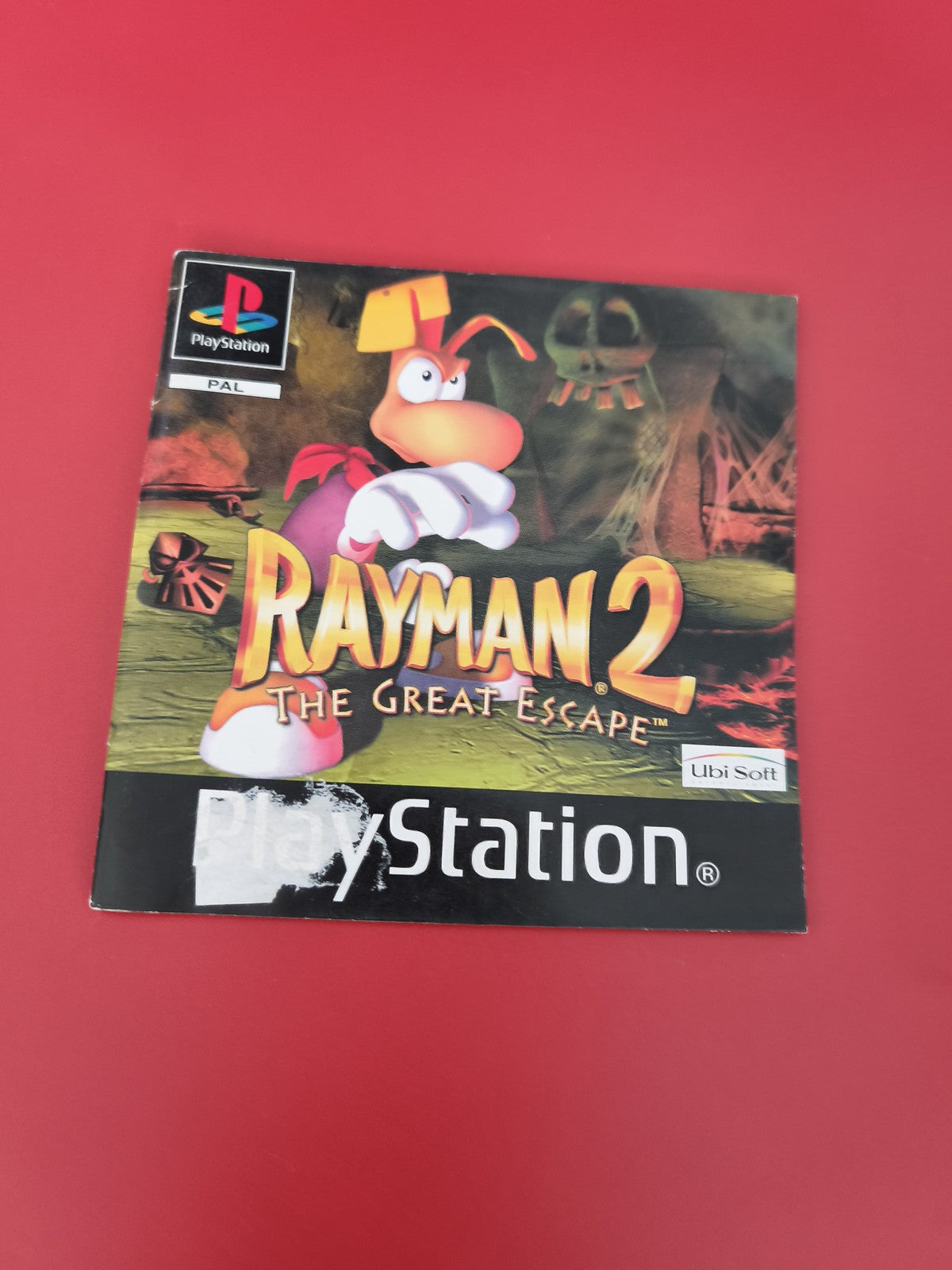 Notice originale seule pour Rayman 2 PlayStation PS1, manuel jeu vidéo Sony